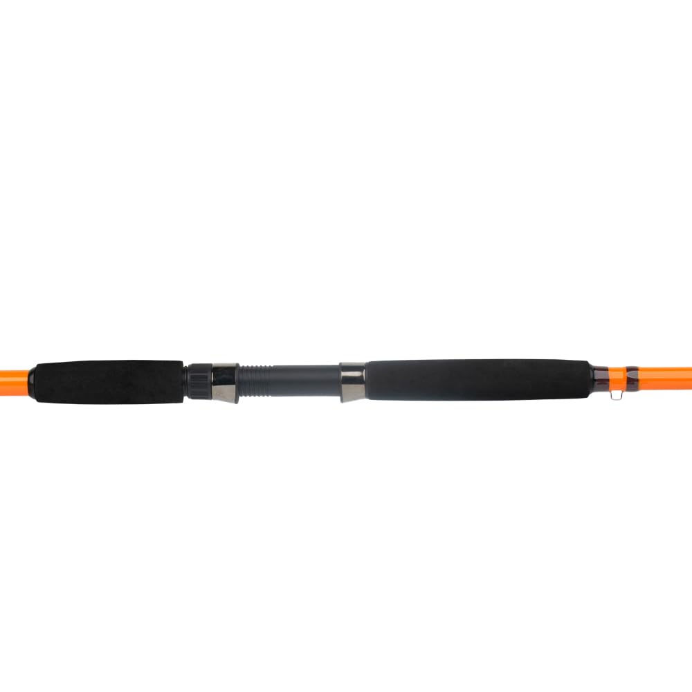 7'6" One-Piece Orange Medium Heavy Action Spinning Fishing Rod S5526