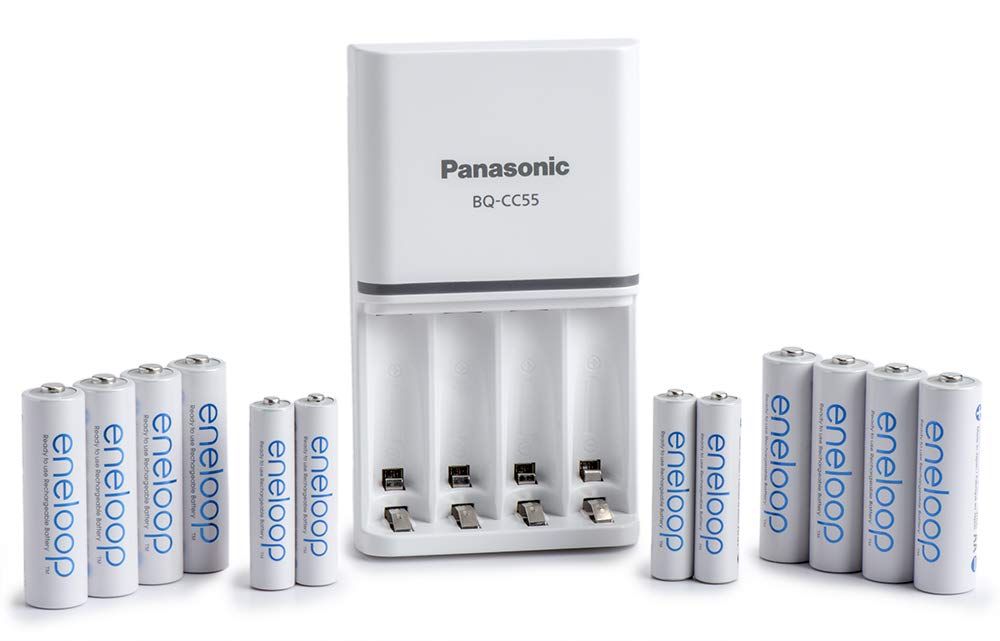 8AA 4AAA Ni-MH Rechargeable Batteries with Quick Charger V136