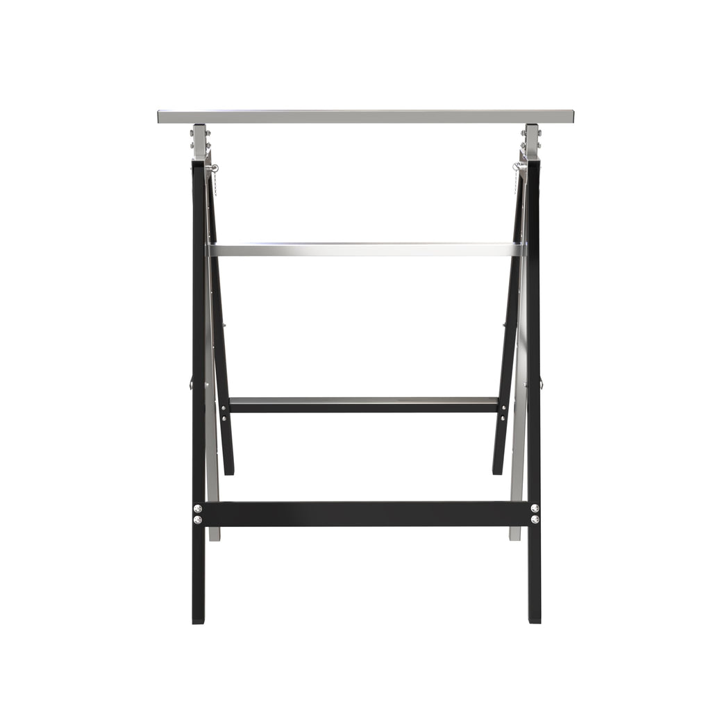 Heavy Duty Steel Sawhorse Brackets 2 Pack Adjustable Folding 330 lbs Capacity S79597