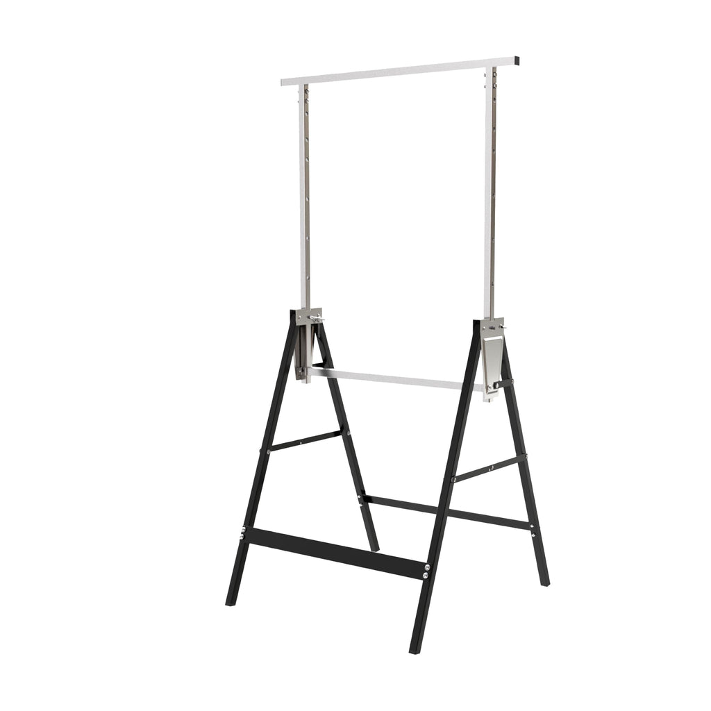 Heavy Duty Steel Sawhorse Brackets 2 Pack Adjustable Folding 330 lbs Capacity S79597