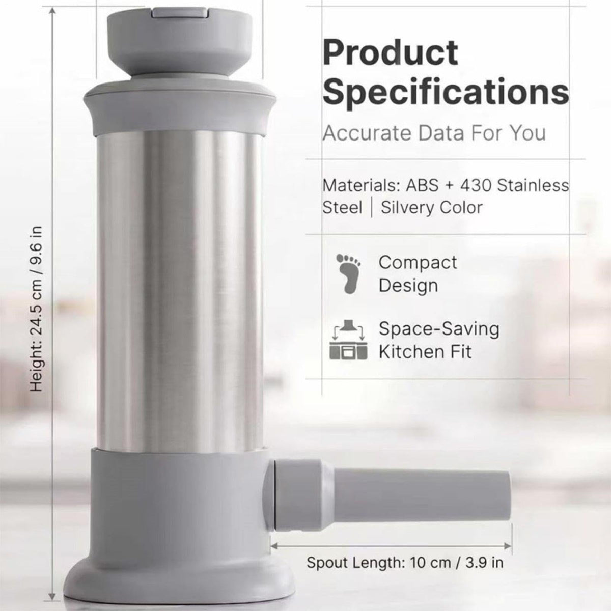 Stainless Steel Vertical Sausage Stuffer E91926