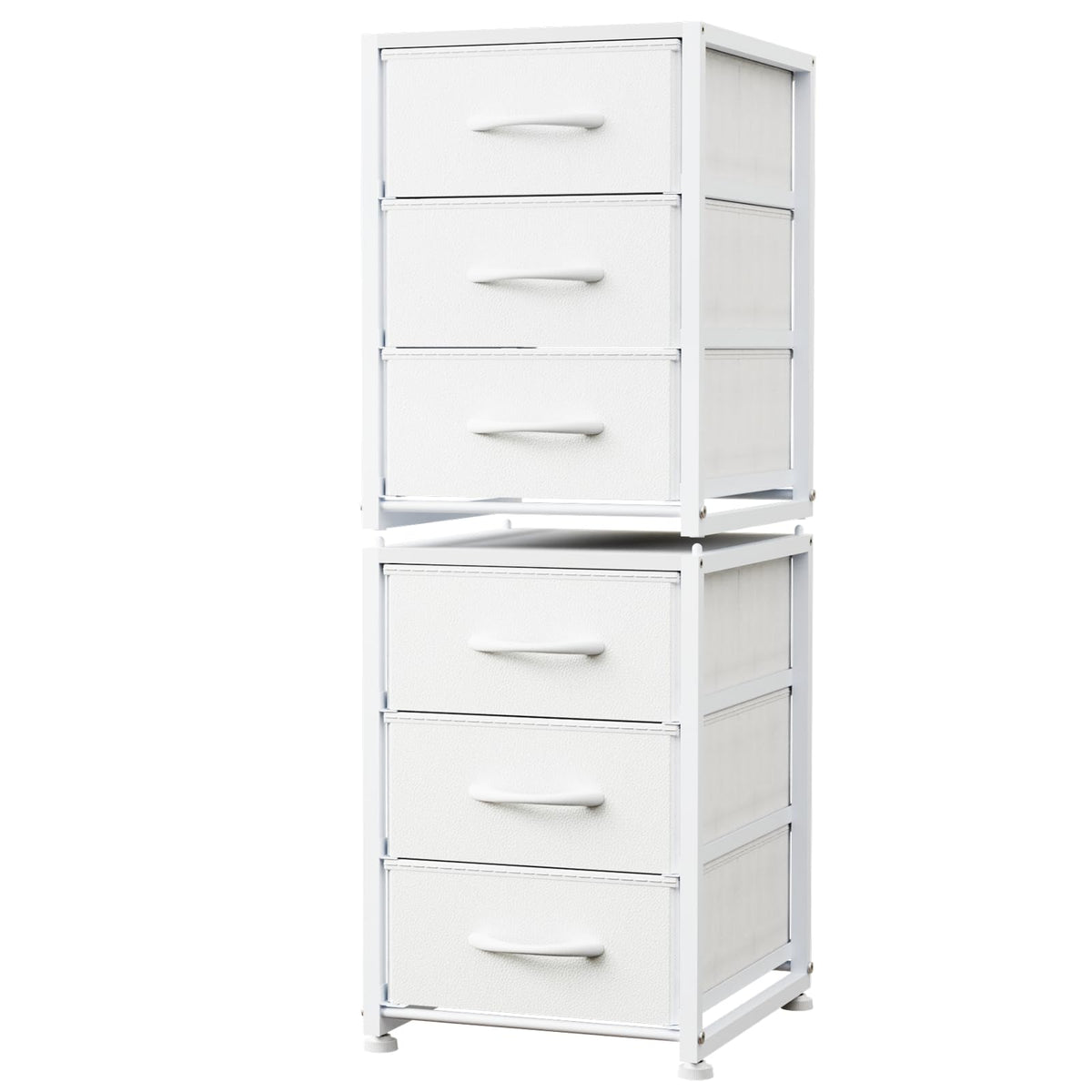 2-Pack Stackable 3-Tier Fabric Storage Drawers J543
