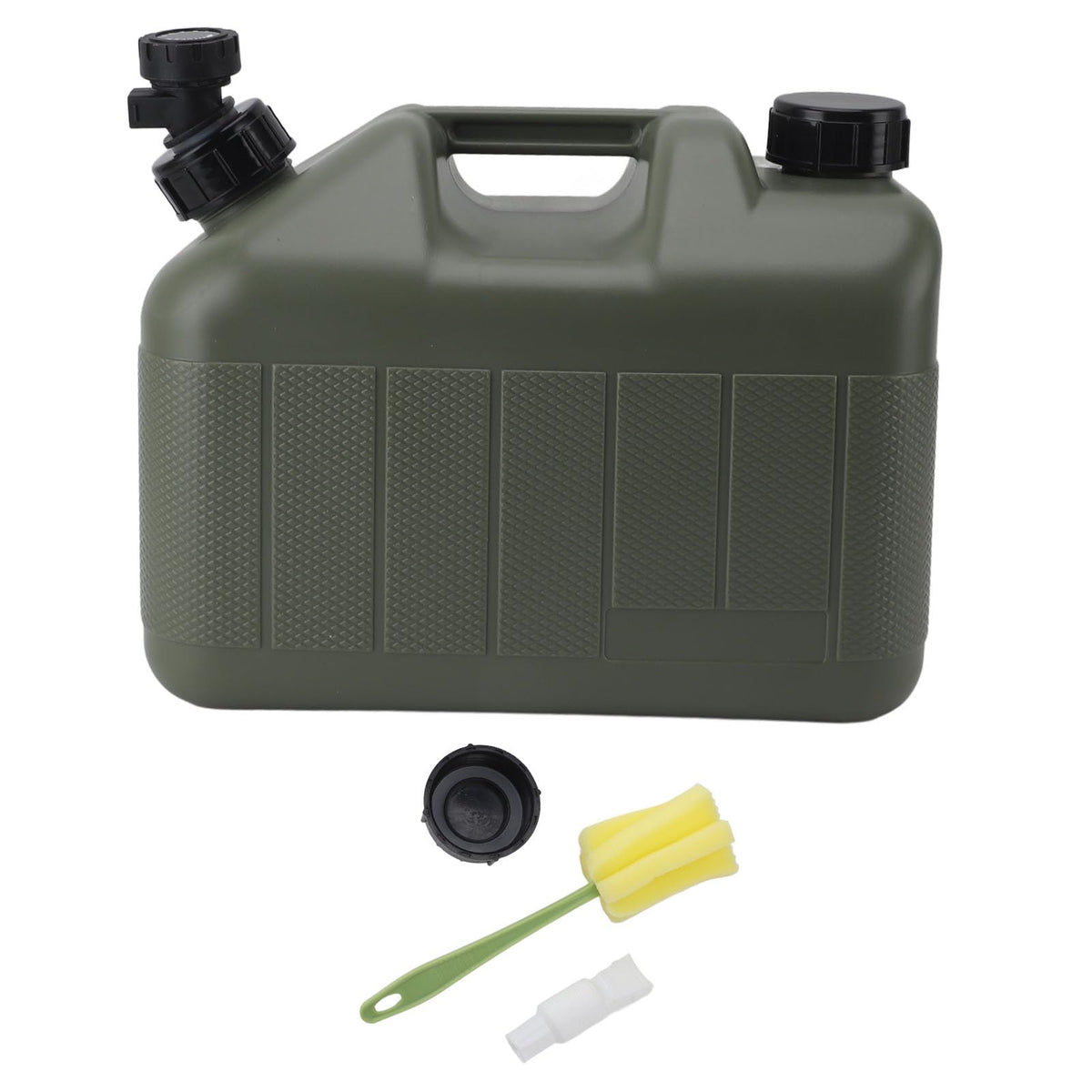 10L Green Camping Water Container with Faucet N18023