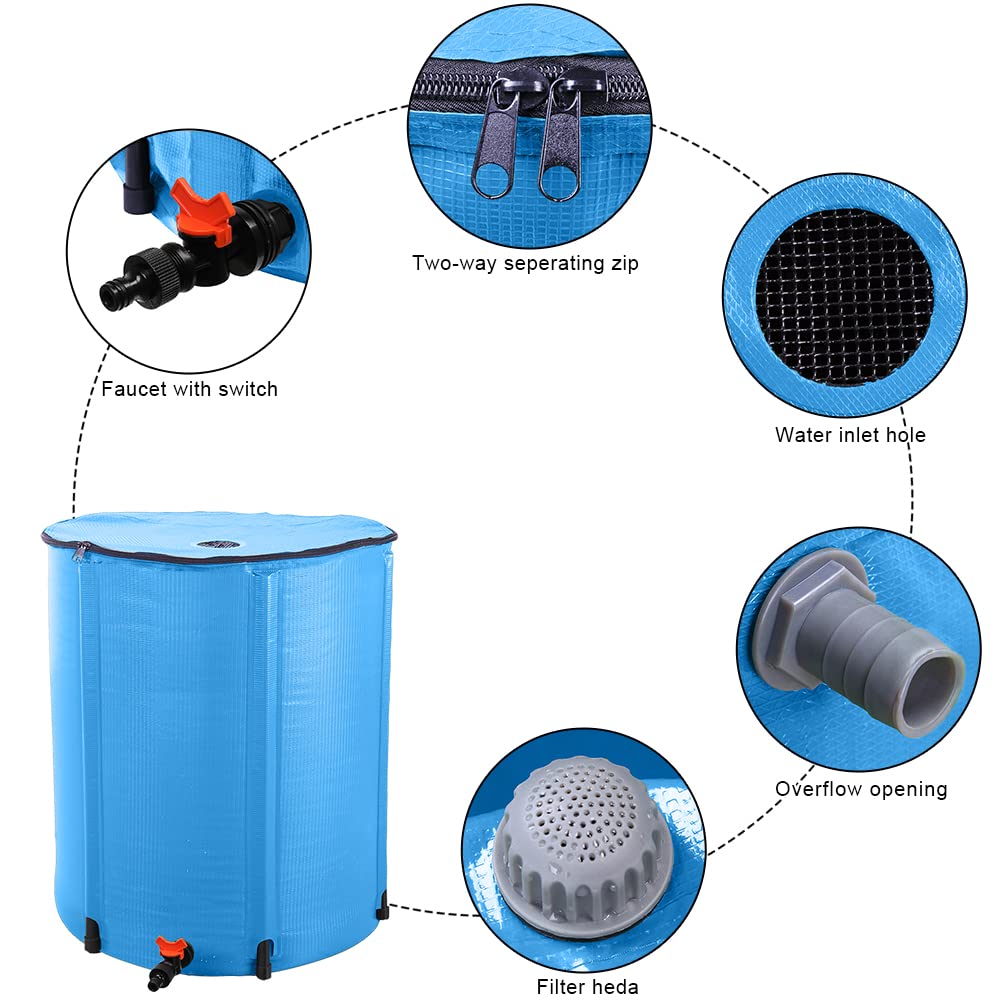 Folding 50 Gallon Water Storage Container L102