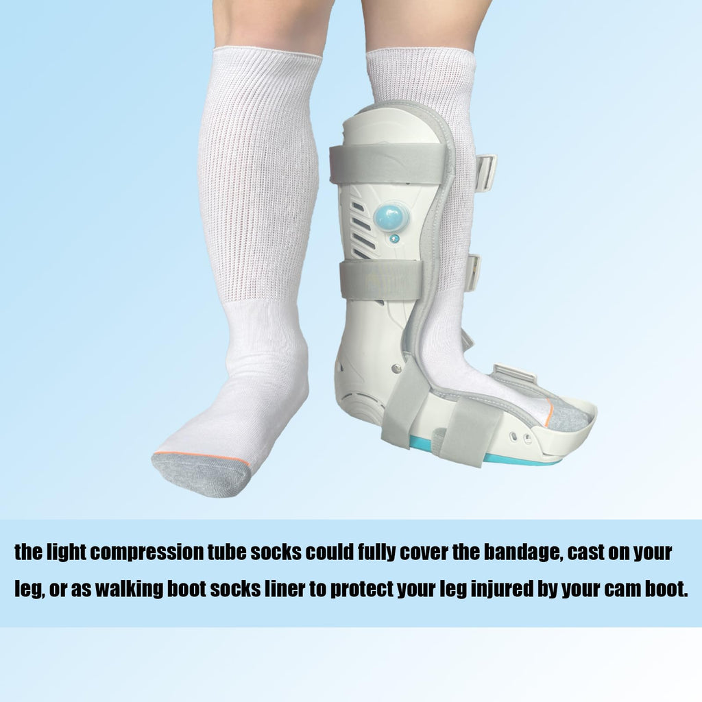 White Walking Boot Socks R55264
