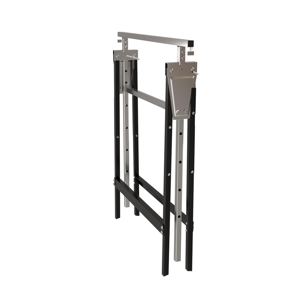 Heavy Duty Steel Sawhorse Brackets 2 Pack Adjustable Folding 330 lbs Capacity S79597