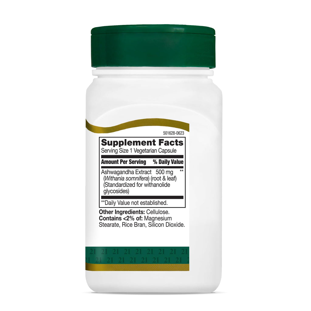 Ashwagandha Extract 500mg Capsules 60 Count I3990