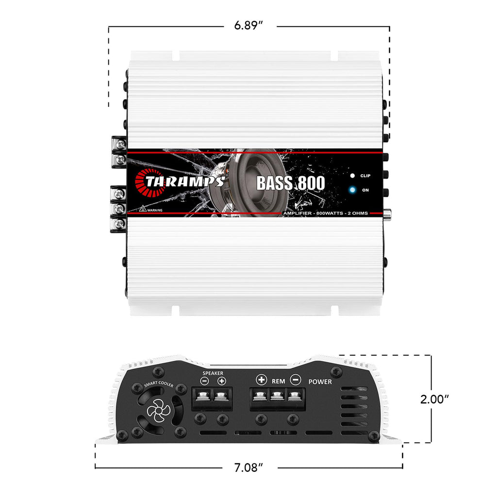 800W RMS 2 Ohms Monoblock Car Audio Amplifier F6035