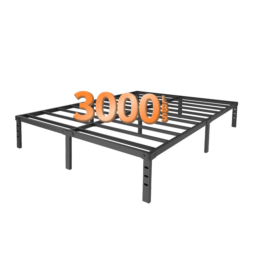 Queen Size 18" Black Metal Frame H80083