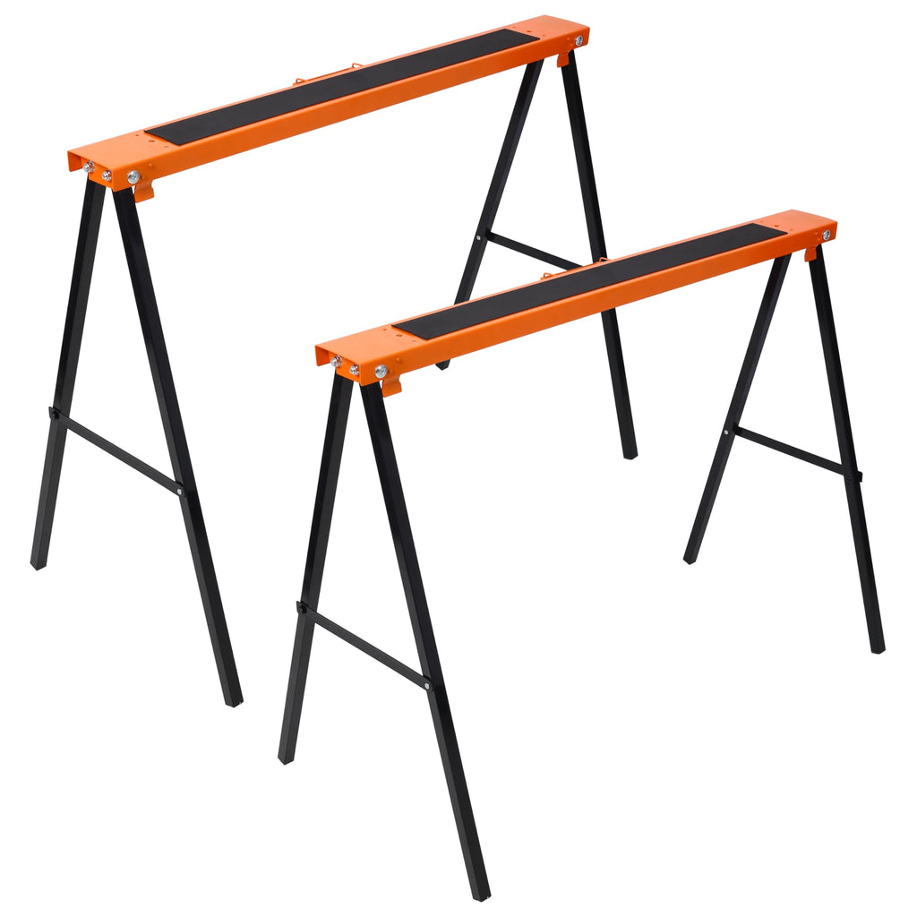 Folding Steel Saw Horses 2 Pack 275 lbs Capacity N123318