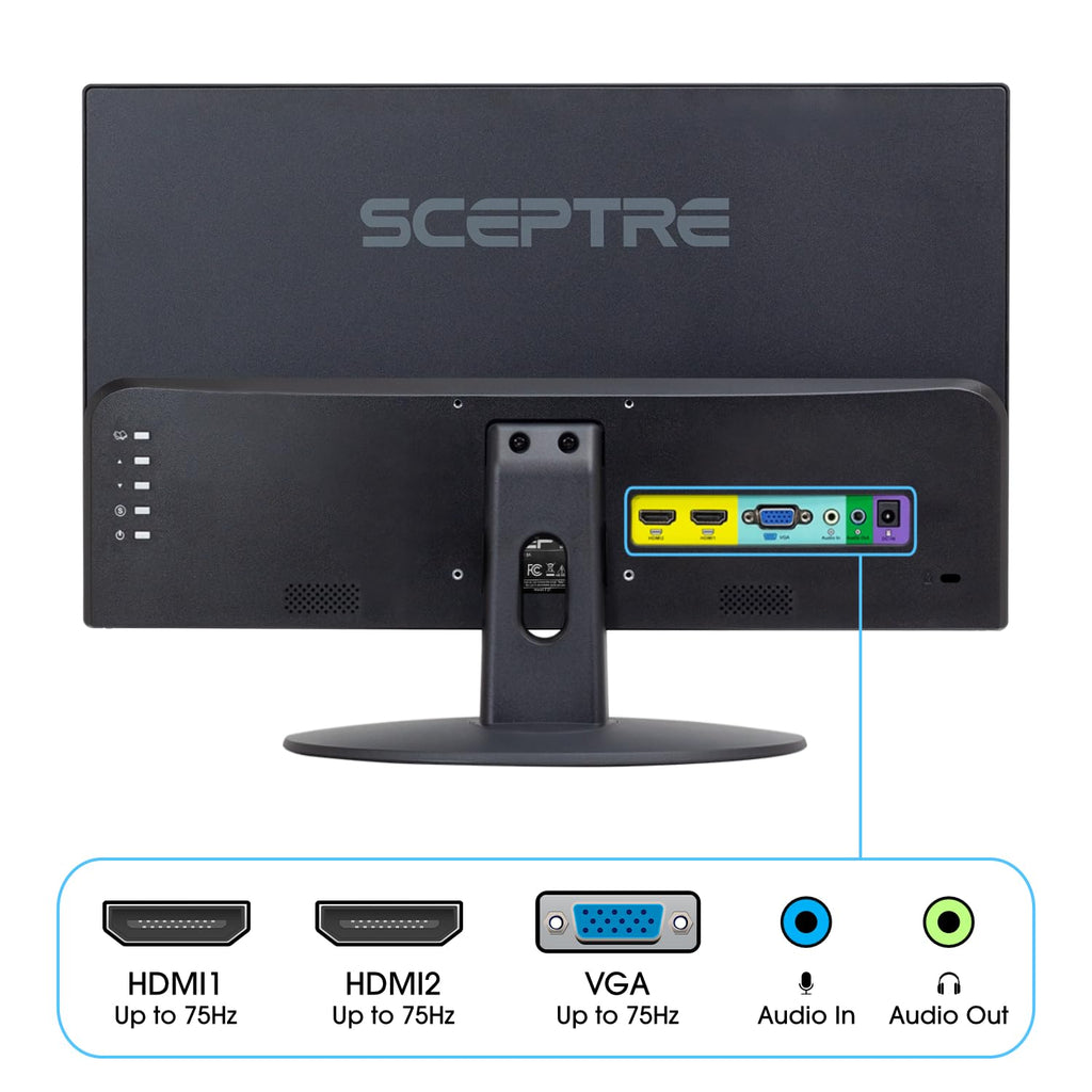 22 inch 1080p LED Monitor with Speakers T918639