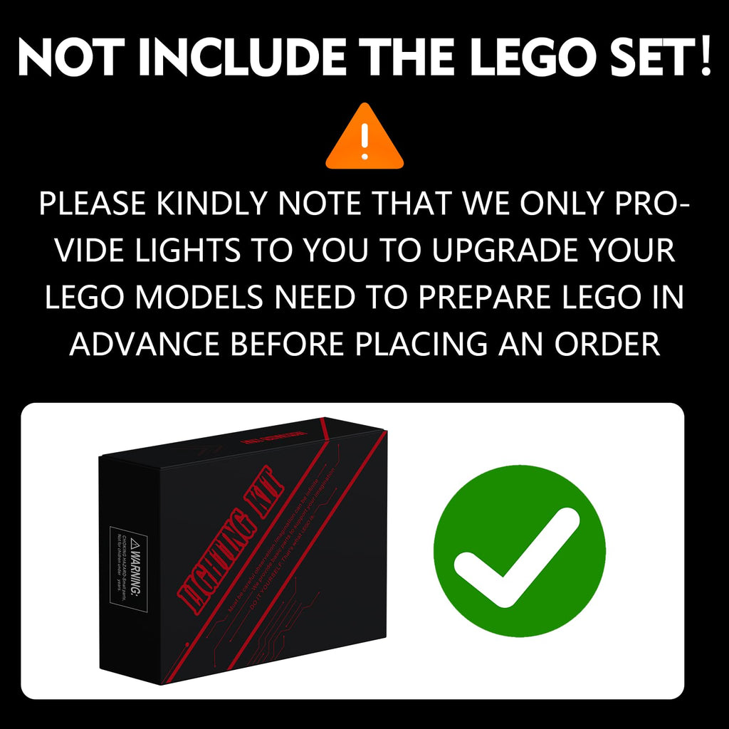 LED Lighting Kit for Model, NOT Included The Model Set A585745