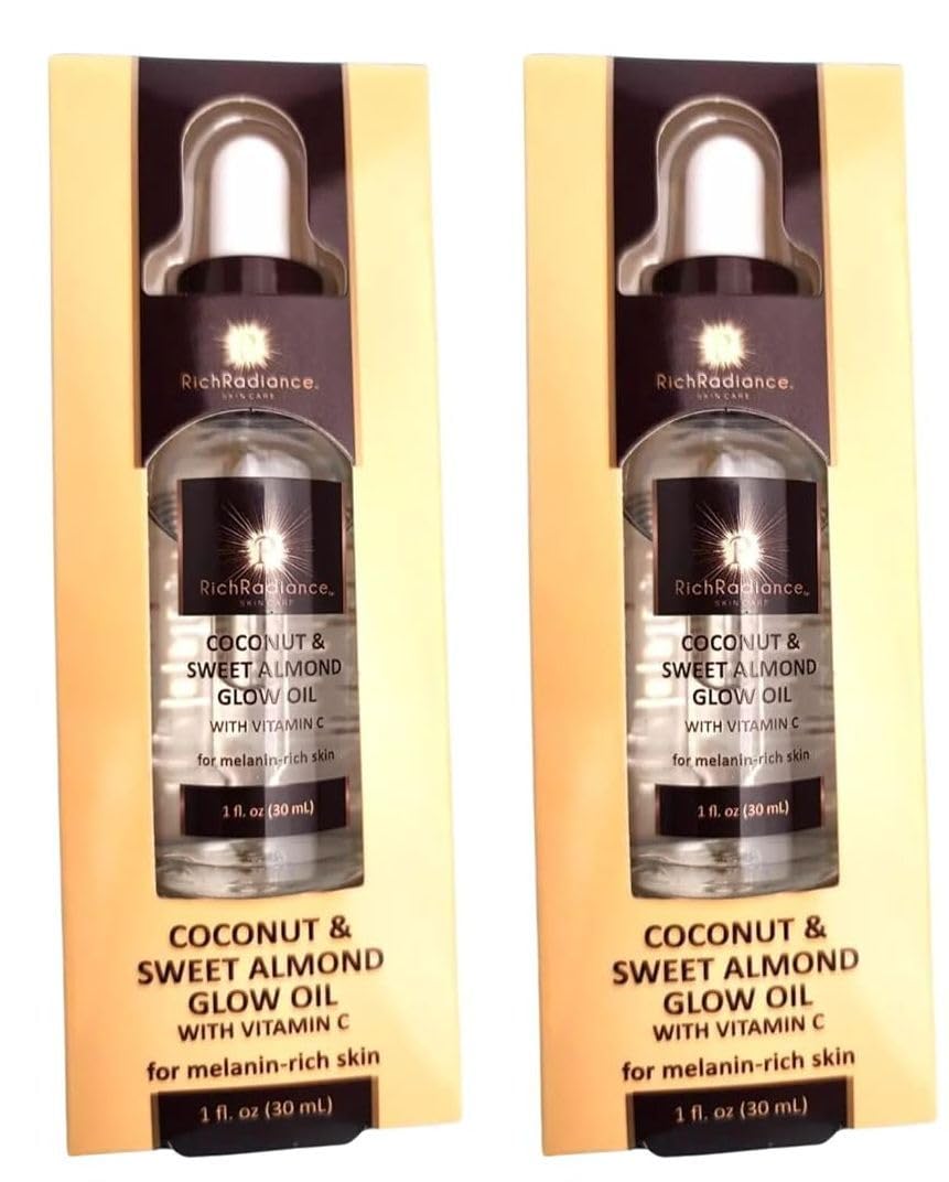 Face Glow Oil with Coconut, Sweet Almond & Vitamin C Set of 2 H66657