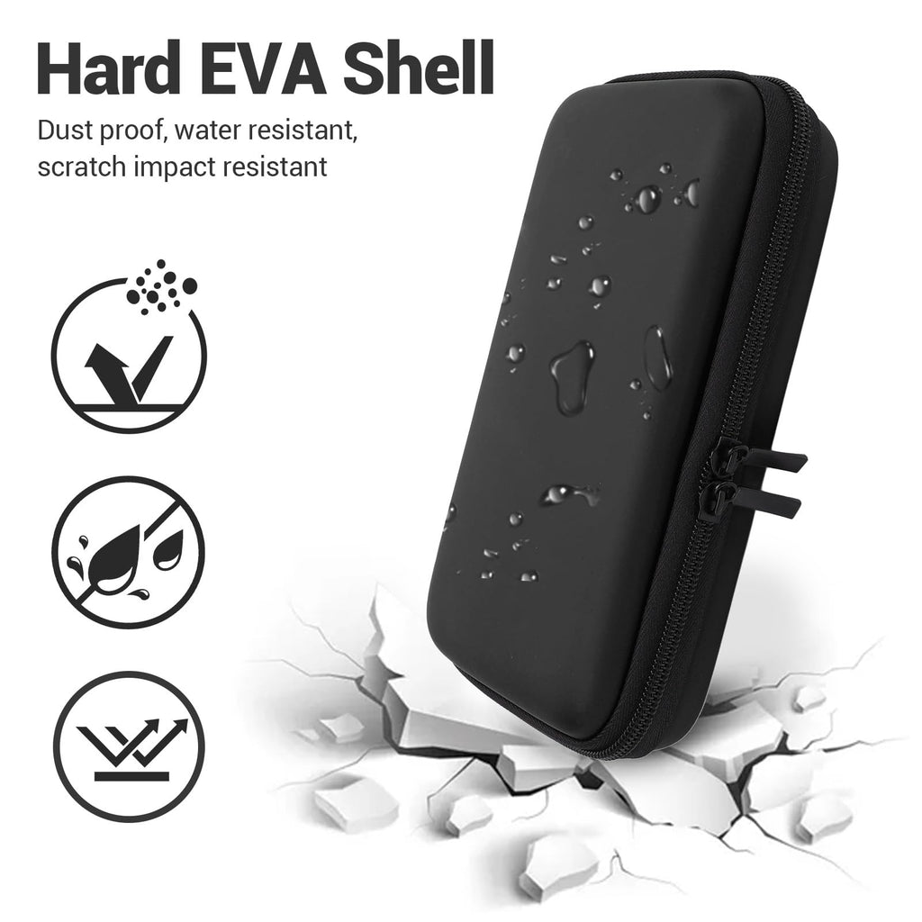 Black Hard Shell Carrying Case with 8 Game Slot F667203