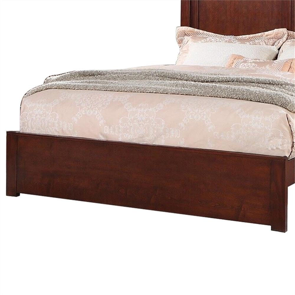 California King Solid Wood Platform Bed with Storage Drawers P88345