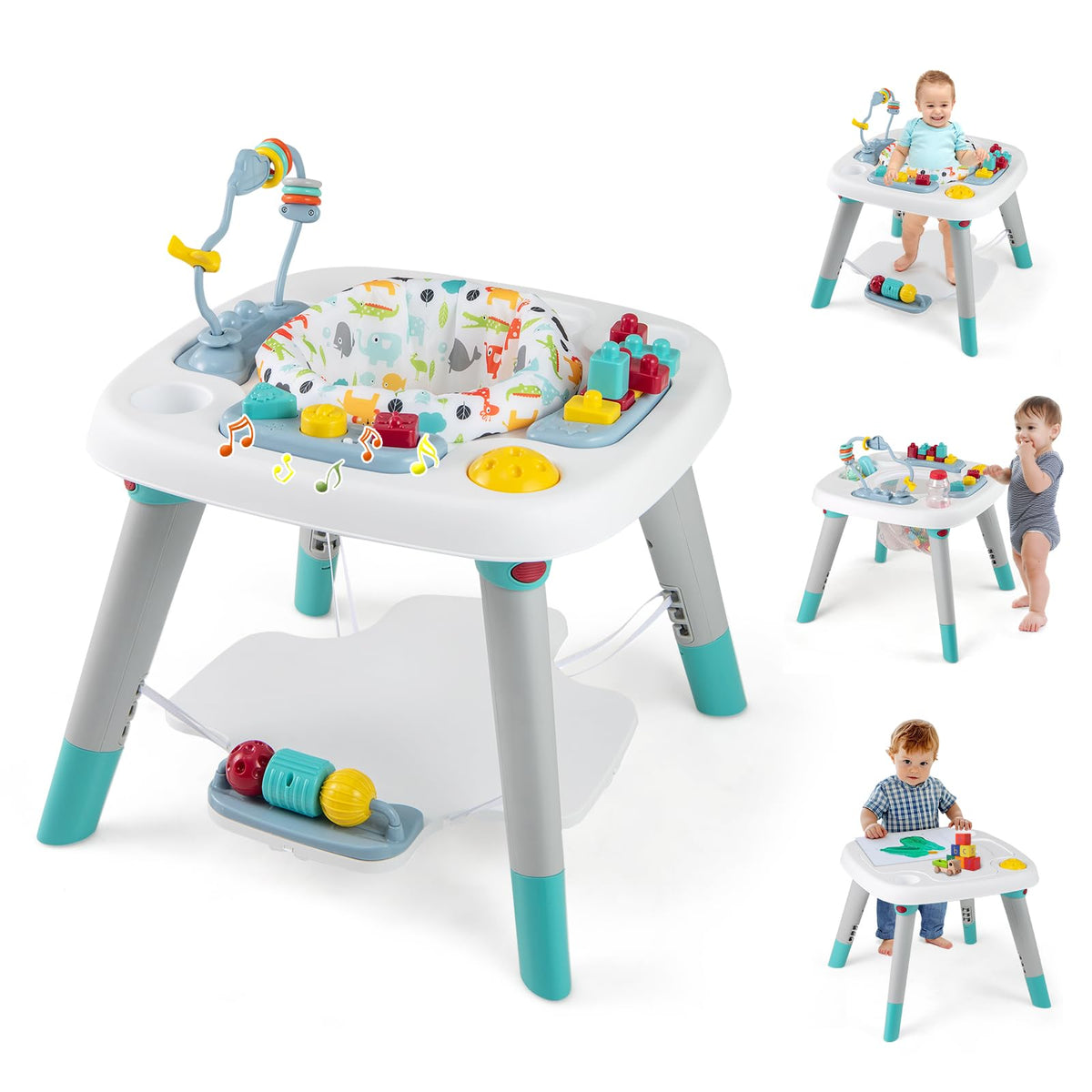 6-in-1 Baby Activity Center with Rotating Seat D12344