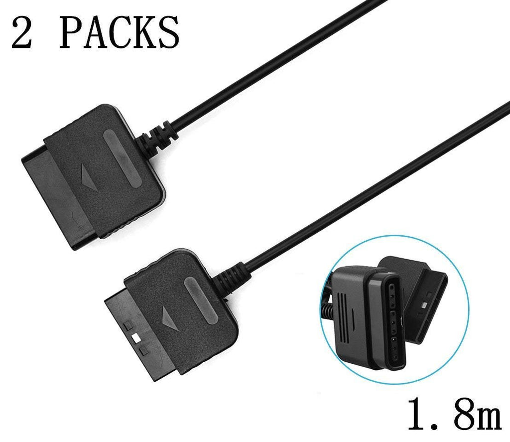 2-Pack 6ft PS2 Controller Extension Cable C617