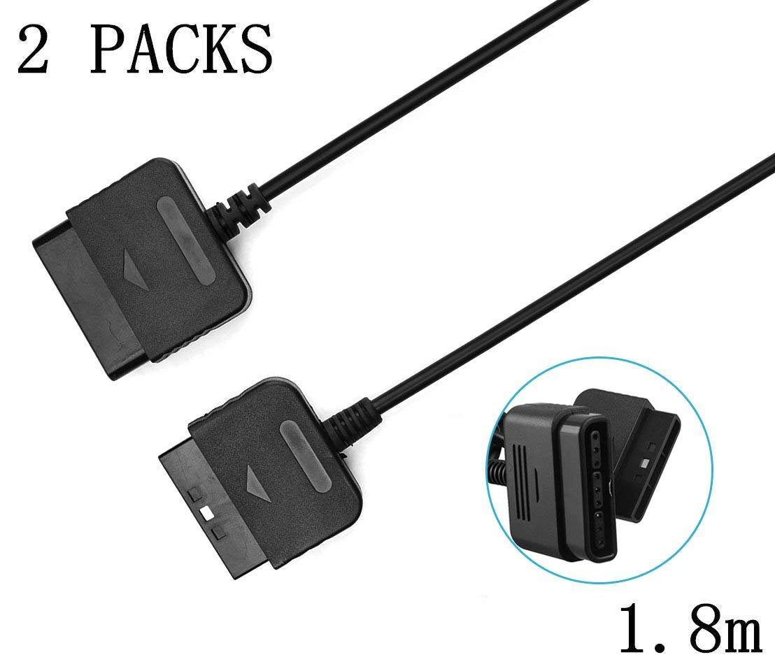 2-Pack 6ft PS2 Controller Extension Cable C617