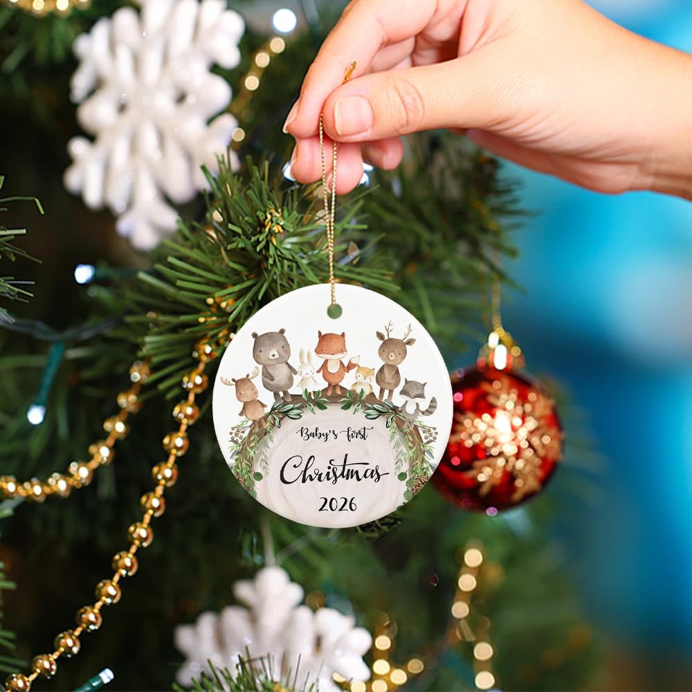 Baby First Christmas Ornament 2026 W1711