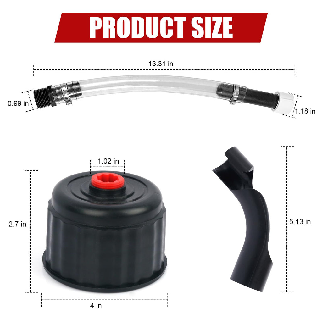 5 Gallon Fuel Jug Hose and Cap Kit M97453