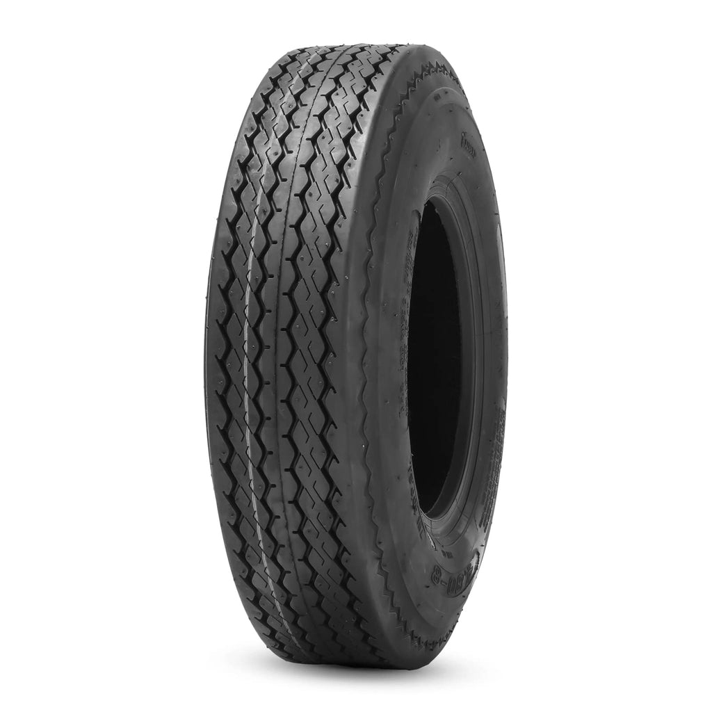 8 Trailer Tires Set of 2 Tubeless 6PR Load Range C Q495