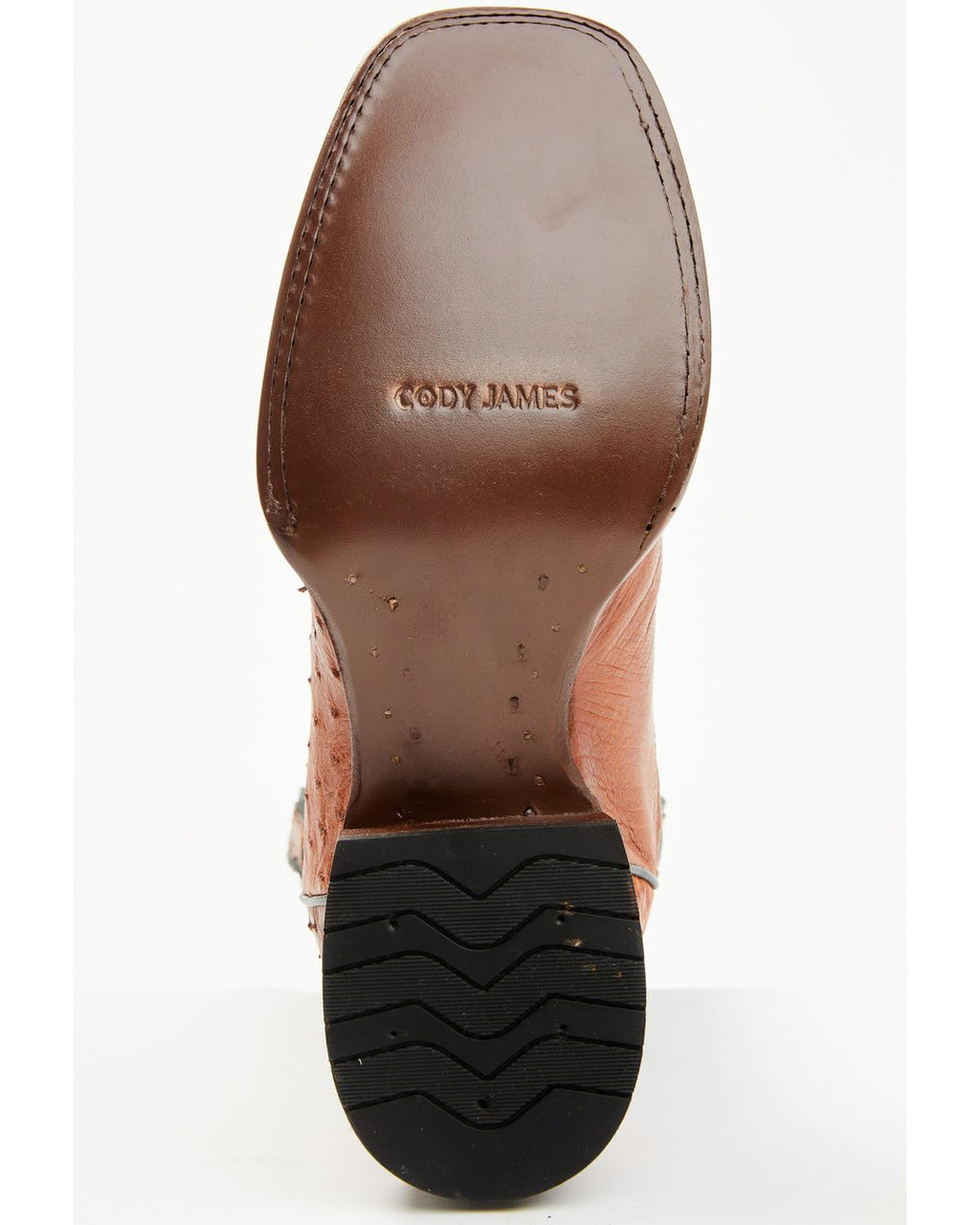 Ostrich Western Boot Broad Square Toe Y88560
