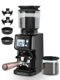 Conical Burr Espresso Coffee Grinder, 51 Settings, Stainless Steel F231