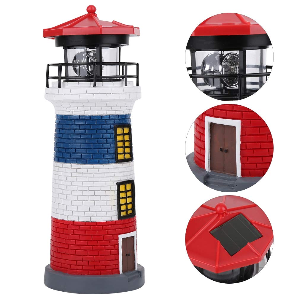 Solar Lighthouse Statue Outdoor Light E97083