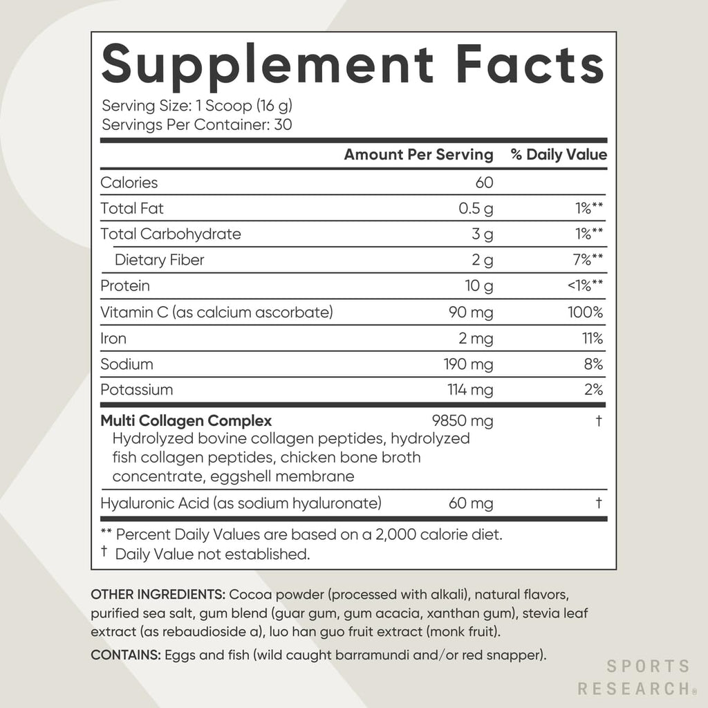 Chocolate Multi Collagen Protein Powder Z1966