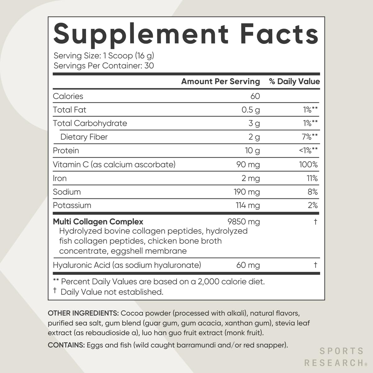 Chocolate Multi Collagen Protein Powder Z1966