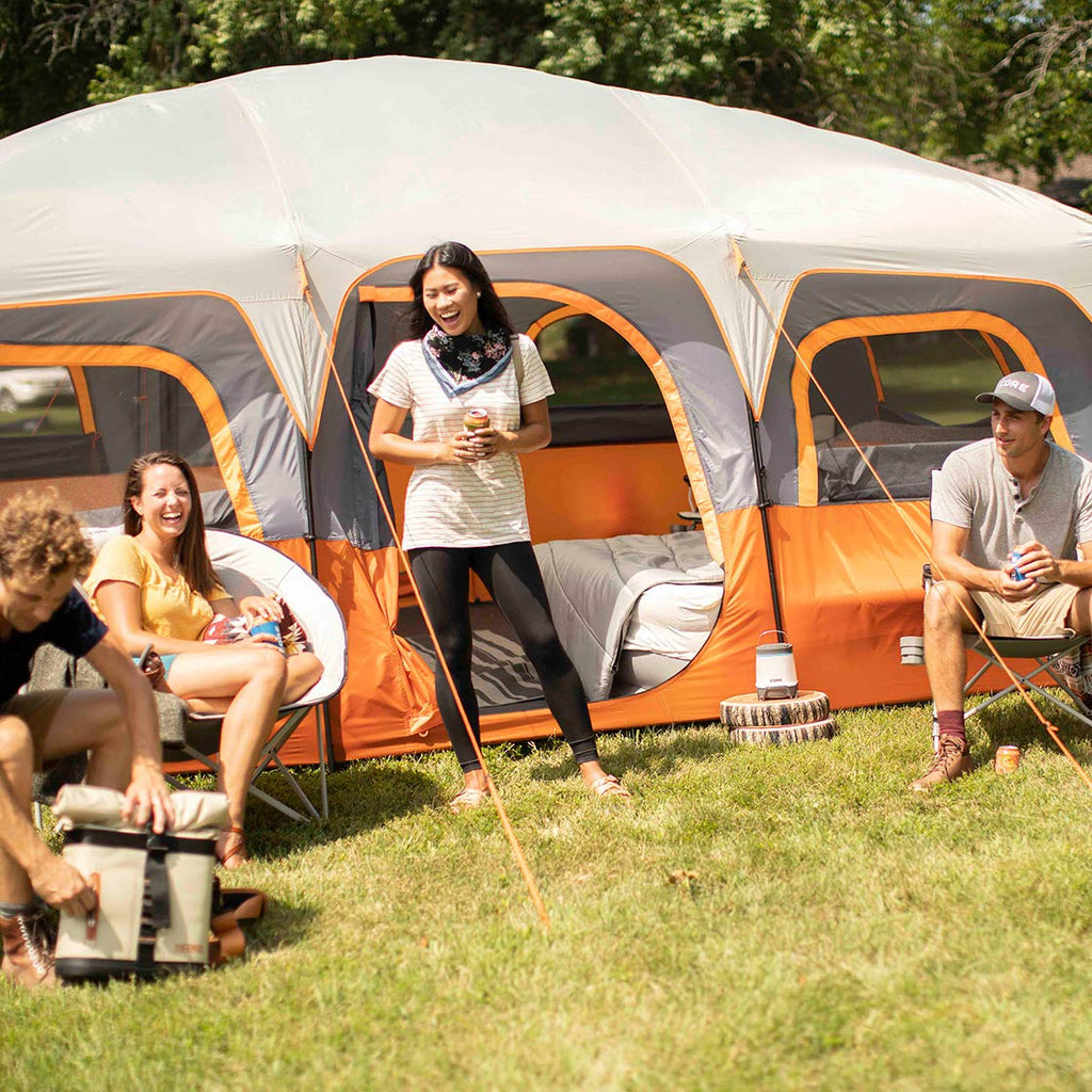10 Person Multi Room Cabin Tent W8032