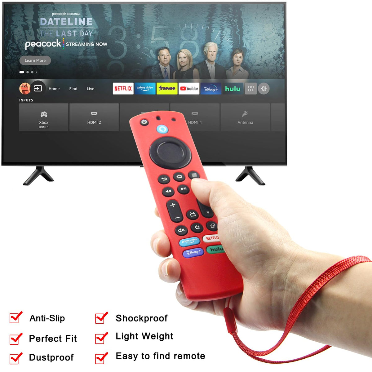 Silicone Remote Case 2pcs with Lanyard X854532