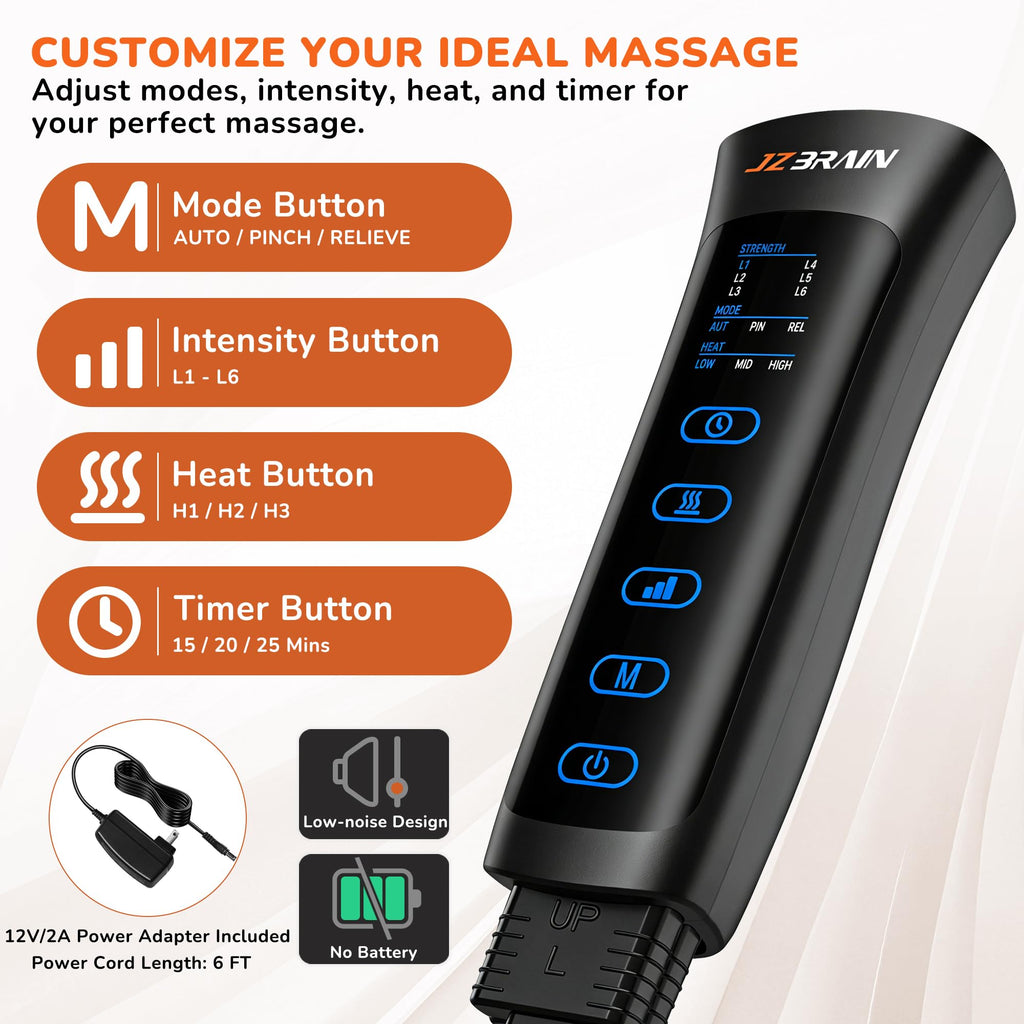 Air Compression Leg Massager with Heat S16509
