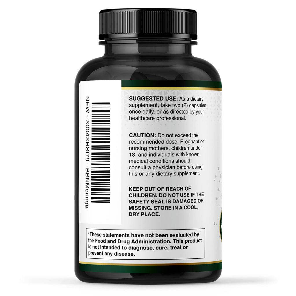 Moringa Supplement 500mg 120 Capsules R822870