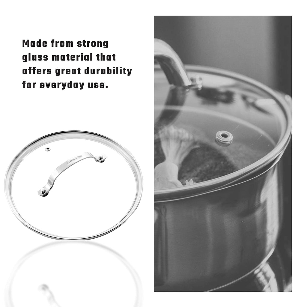 Tempered Glass Lid 10-inch Clear Vented L552391