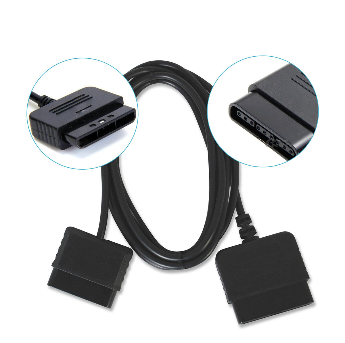 2-Pack 6ft PS2 Controller Extension Cable C617
