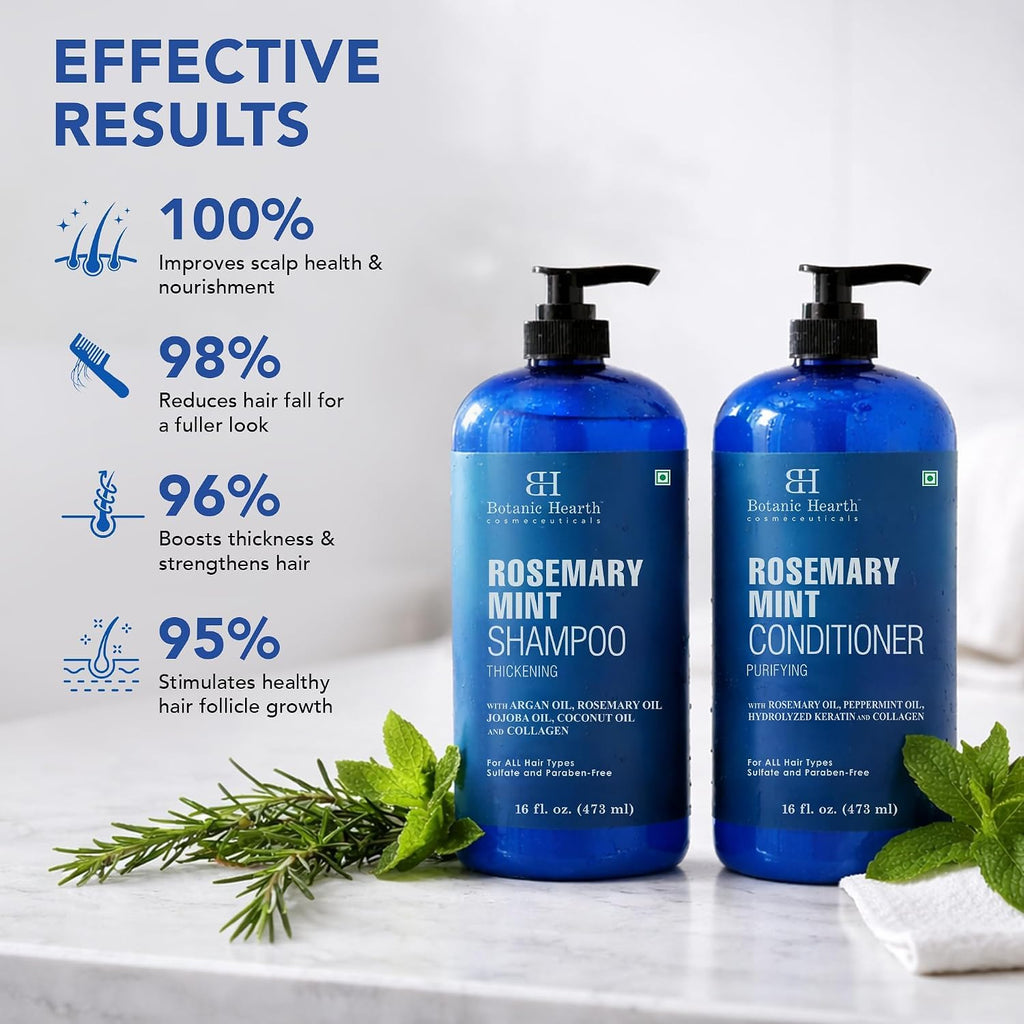Rosemary Mint Shampoo and Conditioner Set 16 fl oz J845316