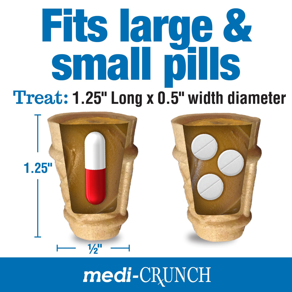 Peanut Butter Dog Pill Treats 180 Count U96211