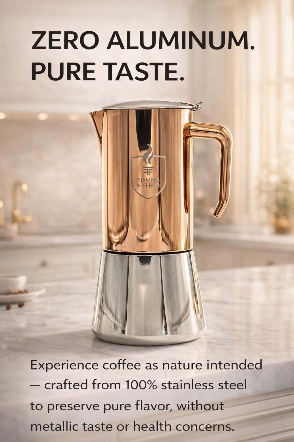 12-Cup Stainless Steel Moka Pot H448004