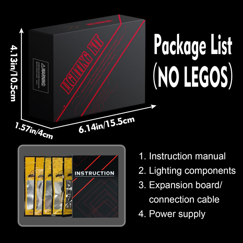 LED Lighting Kit for Model, NOT Included The Model Set A585745