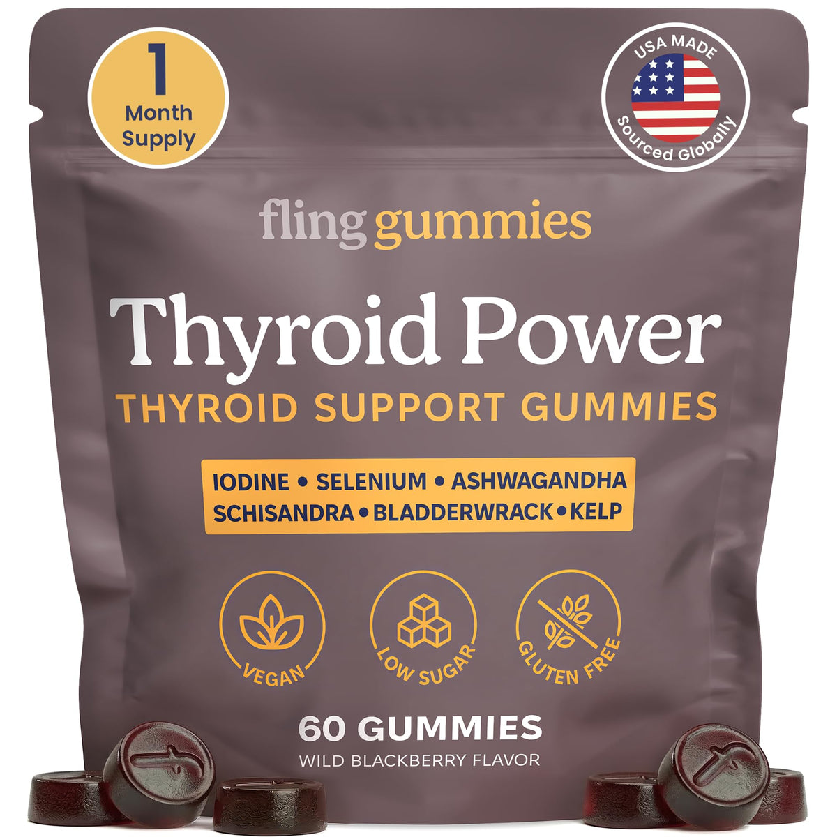 Thyroid Support Gummies 60 Count M491