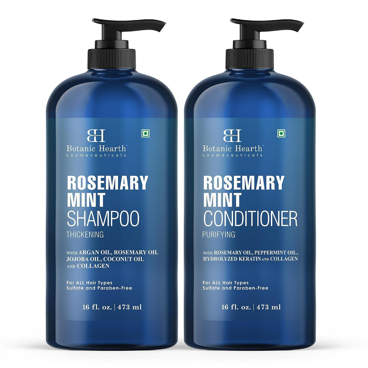 Rosemary Mint Shampoo and Conditioner Set 16 fl oz J845316