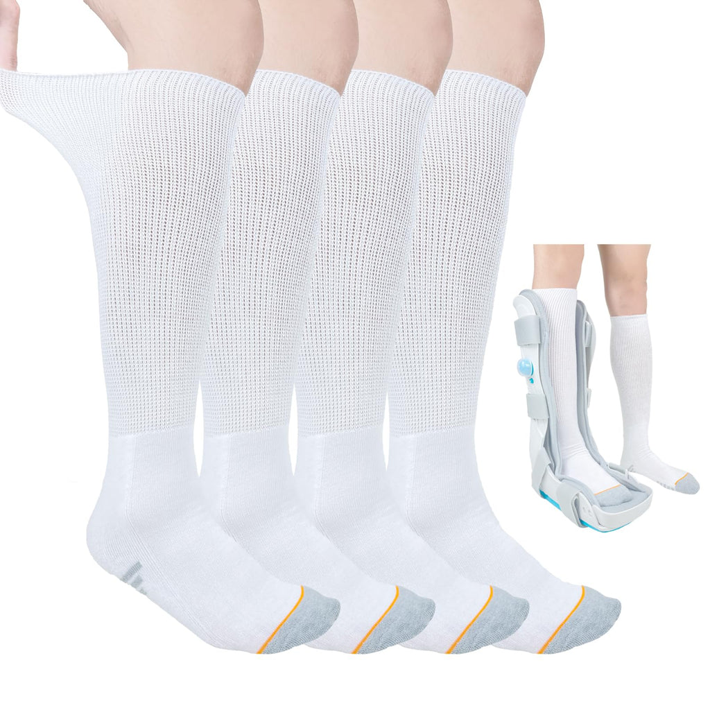 White Walking Boot Socks R55264