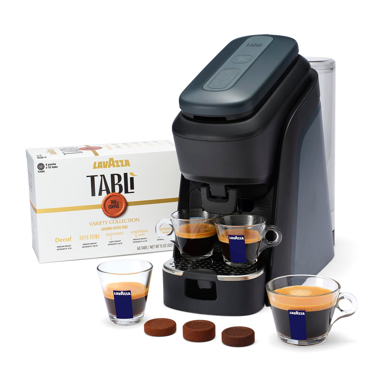 Espresso Machine and Coffee Tabs I55581