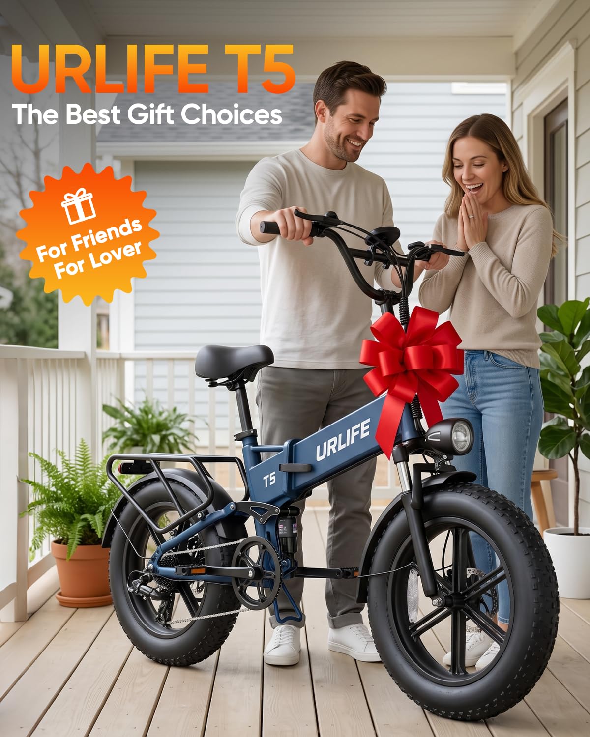Folding Electric Bike 20" Fat Tire 1500W 48V 13AH T727073