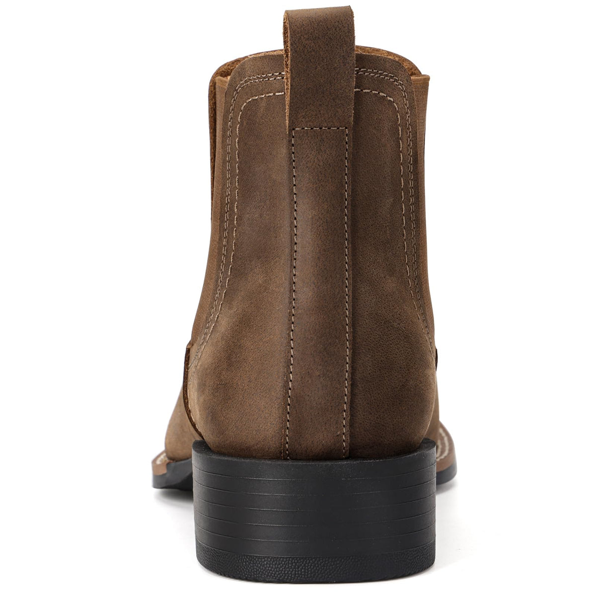 Western Cowboy Boots Square Toe Chelsea Ankle Boots Y35183