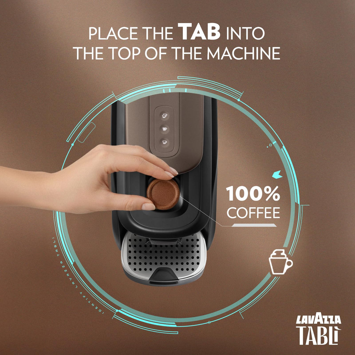 Espresso Machine and Coffee Tabs I55581