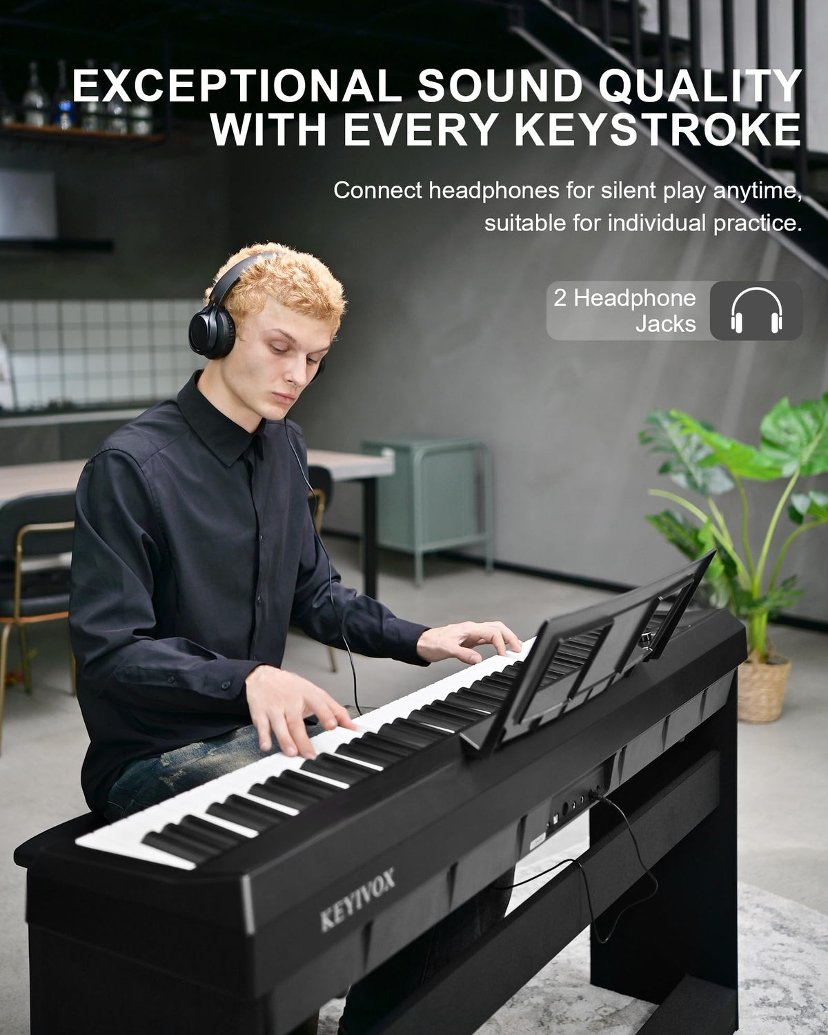 88 Key Weighted Digital Piano T497
