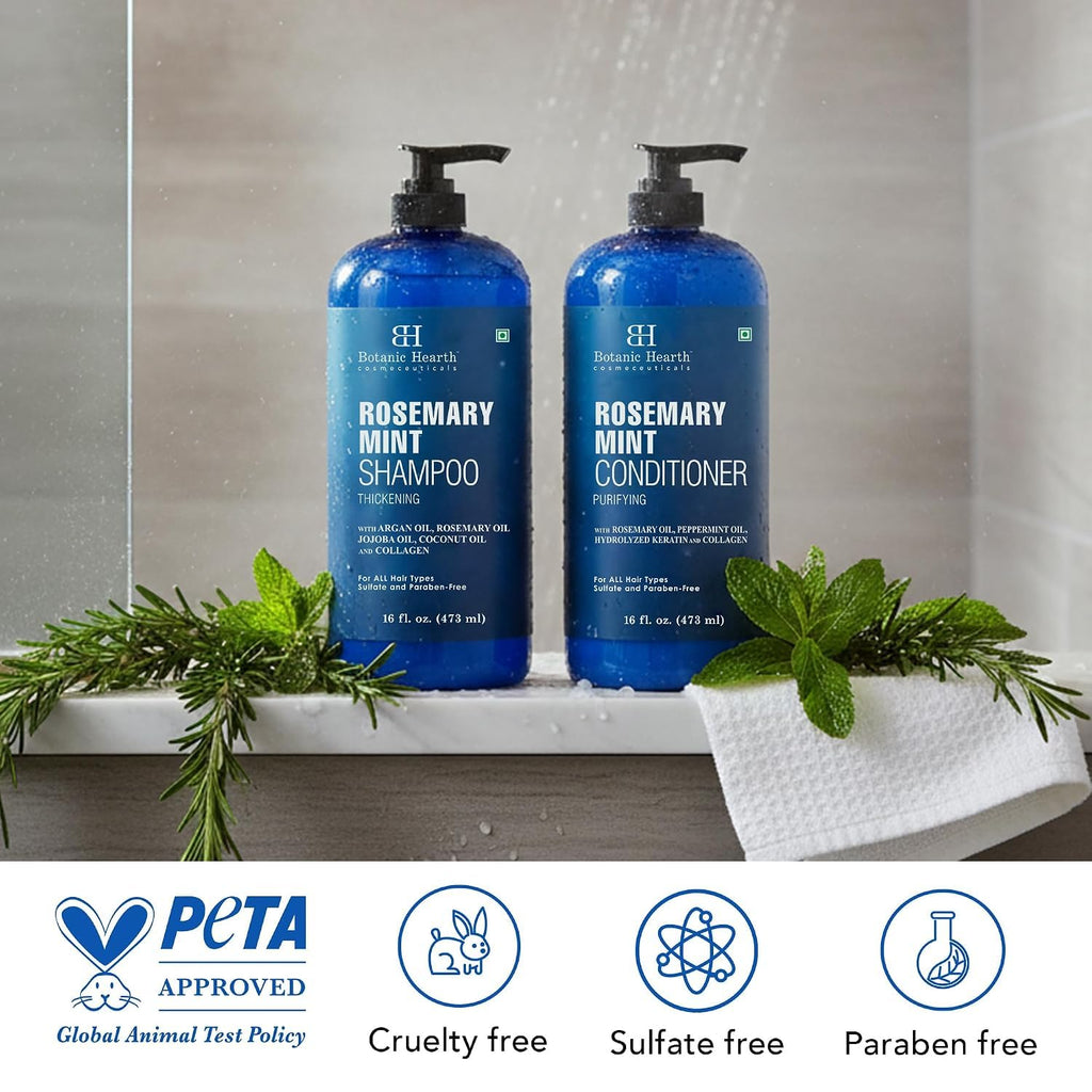 Rosemary Mint Shampoo and Conditioner Set 16 fl oz J845316