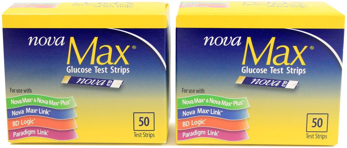 Glucose Test Strips 50 ct Pack of 2 H117